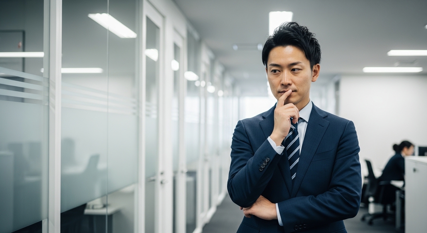 従来の新卒採用の在り方について課題を考える日本人ビジネスパーソン