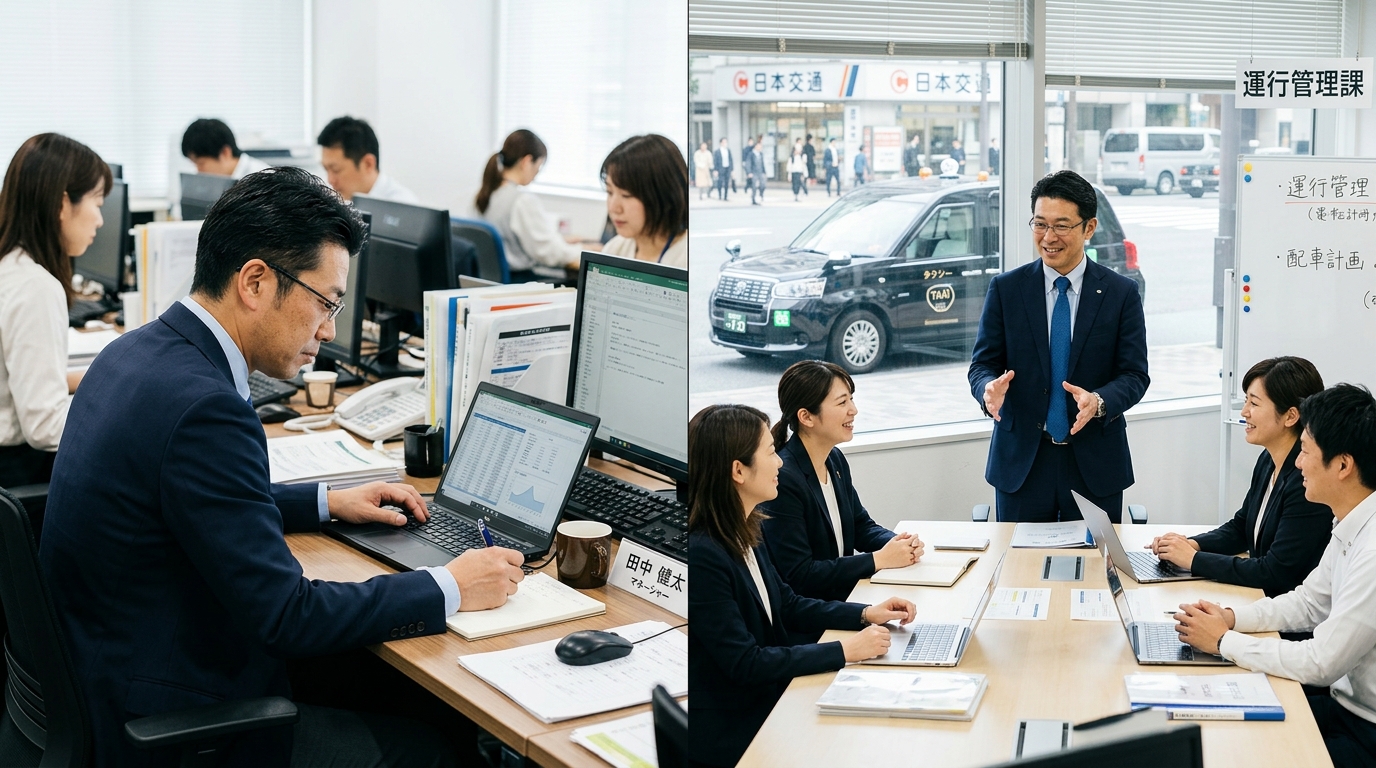 事務職のスキルを活かして、あんしんネットの管理職として活躍する転職者のイメージ