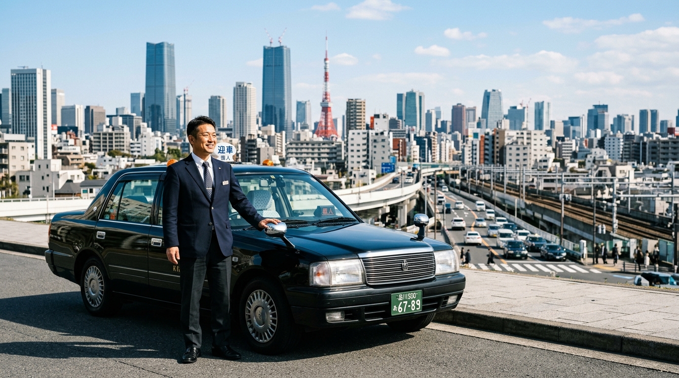 街を支えるプロフェッショナルなタクシードライバー